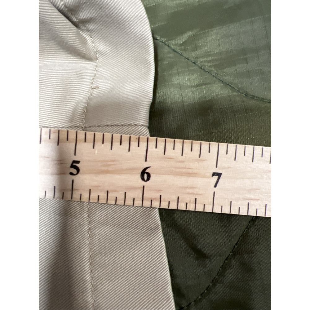 LL Bean Chino Shorts Mens 44 Khaki Flat Front Comfort Elastic Waist Preppy 3XL - Picture 12 of 13